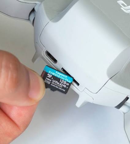 MicroSD card for DJI Mini 5 Pro