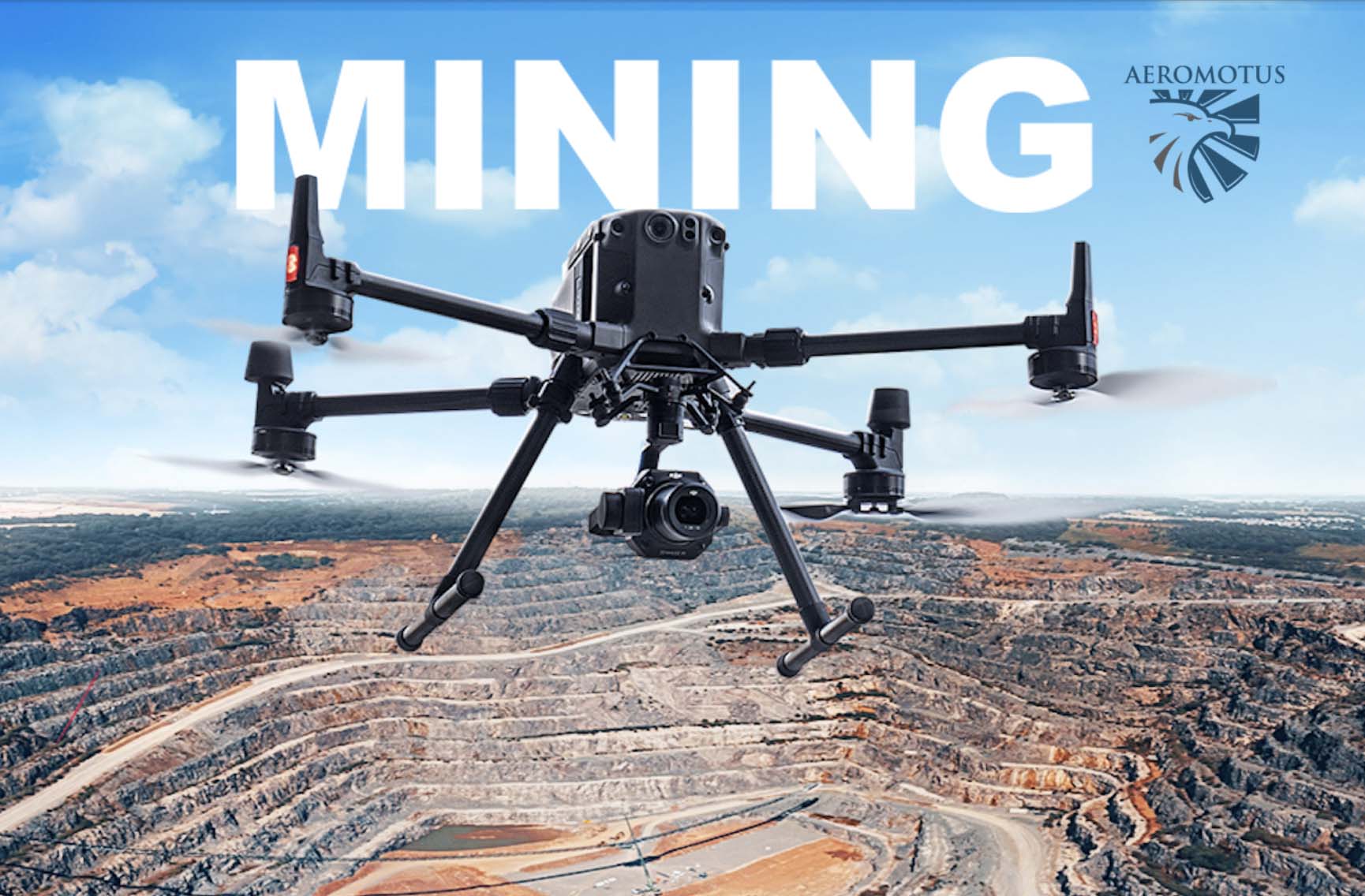 DJI AP100 for mining and construction site operations