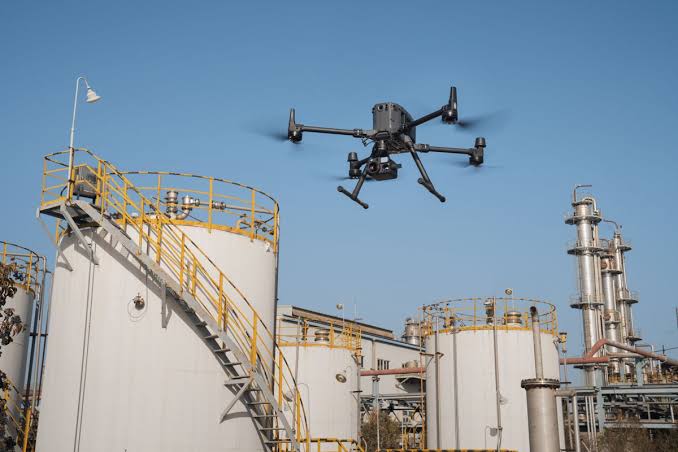 DJI Zenmuse H30T for oil and gas facility inspection